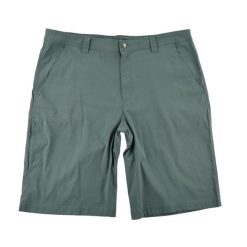 Second life - Columbia spodenki męskie Omni-Shield W40 - Stan bardzo dobry. Szare krótkie spodenki sportowe męskie Columbia, l, bez wzorów, z nylonu, outdoorowe. Za 85.16 zł.
