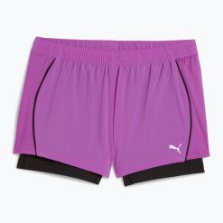 Spodenki do biegania damskie PUMA Run Velocity 2IN1 3". Fioletowe legginsy damskie Puma, xs, bez wzorów, sportowe, do biegania. Za 139.99 zł.