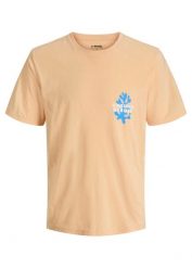 T-shirt JJ REBEL z czystej bawełny. Brązowe t-shirty męskie bonprix, m, bez wzorów, z bawełny, bez kołnierzyka. Za 24.99 zł.