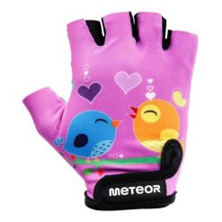 Rękawiczki Rowerowe Dziecięce Sowa. Czerwone rękawiczki dziecięce Meteor, bez wzorów. Za 39.99 zł.