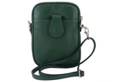 Listonoszka etui skórzane BARBERINI'S c. zielone 887-42. Zielone torebki shopper damskie Barberinis, bez wzorów, ze skóry, na ramię, małe, bez dodatków. Za 119.99 zł.