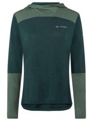Koszulka damska Tremalzo LS. Zielone koszulki sportowe damskie Vaude, bez wzorów, z materiału, bez kołnierzyka, bez ramiączek, na fitness i siłownię. Za 339.00 zł.
