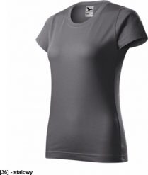 Basic 134 - ADLER - Koszulka damska, 160 g/m2 - stalowy M. Szare t-shirty damskie Malfini, m, bez wzorów, bez kołnierzyka. Za 33.28 zł.