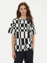 Converse Koszula W Festival Aop Shirt 10026817-A01 Czarny Regular Fit. Czarne bluzki damskie Converse, s, bez wzorów, z bawełny, bez kołnierzyka, bez ramiączek. Za 189.99 zł.