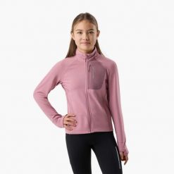 Bluza polarowa treningowa junior Swedemount Ultra Light Full Zip G szybkoschnąca. Czerwone bluzy damskie SWEDEMOUNT, bez wzorów, z materiału, bez kaptura. Za 169.99 zł.