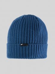 4F Czapka zimowa Thinsulate męska - granatowa Uniwersalny. Niebieskie czapki i kapelusze męskie 4f, na zimę, bez wzorów, z polaru, sportowe. Za 69.99 zł.