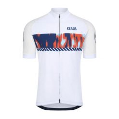 Damska koszulka rowerowa z krótkim rękawem – Signal Three. Białe koszulki sportowe damskie KEADA SPORTS, m, bez wzorów, bez kołnierzyka, bez ramiączek, rowerowe. Za 332.00 zł.