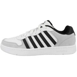 Trenerzy K-Swiss Court Palisades. Białe buty sportowe męskie K-SWISS, z gumy, bez zapięcia. Za 179.00 zł.