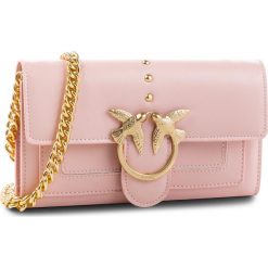 Torebka PINKO - Aliboni Wallet With Shoulder Al 18-19 PLTT 1P2172 Y4YM Light Pink P26. Czerwone torebki do ręki damskie Pinko, ze skóry. Za 829.00 zł.