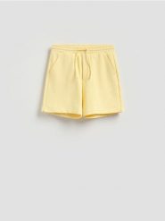 Szorty comfort fit - żółty. Żółte szorty męskie Reserved, l, bez wzorów, z bawełny. Za 89.99 zł.