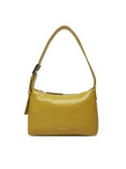 Calvin Klein Torebka Hardware Handle Mini Bag K60K613027 Żółty. Żółte torebki do ręki damskie Calvin Klein, bez wzorów, ze skóry, bez dodatków. Za 219.99 zł.