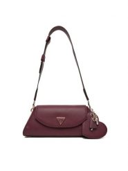 Guess Torebka Bolena HWZG92 07190 Bordowy. Czerwone torebki do ręki damskie Guess, z aplikacjami, ze skóry, bez dodatków. Za 299.99 zł.