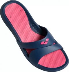 Arena Klapki Na Basen Nina Navy/Red R.36. Czerwone klapki damskie Arena, bez wzorów, sportowe, bez obcasa. Za 99.99 zł.