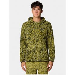 Sweter męski Mountain Hardwear Microchill. Niebieskie swetry przez głowę męskie Mountain Hardwear, m, bez wzorów, z polaru, bez kołnierzyka. Za 419.00 zł.