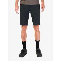 Szorty rowerowe męskie Fox Flexair Short W/Liner. Czarne krótkie spodenki sportowe męskie FOX, m, bez wzorów, rowerowe. Za 572.99 zł.