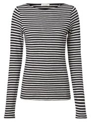 Marc O'Polo koszulka z długim rękawem Kobiety Bawełna niebieski|biały, XL. Białe t-shirty damskie Marc O'Polo, uniwersalny, bez wzorów, z bawełny, bez kołnierzyka. Za 249.95 zł.