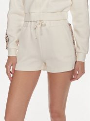 Guess Szorty sportowe Britney V3GD13 KB3P2 Écru Loose Fit. Szorty sportowe damskie Guess, l, z aplikacjami, z bawełny, sportowe. Za 229.99 zł.