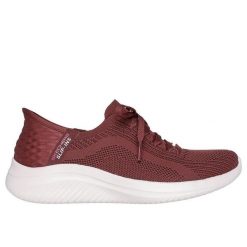 Buty sportowe Sneakersy damskie, Skechers Slip-Ins Ultra Flex 3.0 - Brilliant. Brązowe obuwie sportowe damskie Skechers, bez wzorów, z materiału, trekkingowe, Skechers Sport. Za 339.99 zł.
