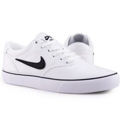 Buty sportowe trampki Nike SB CHRON 2 CNVS. Białe obuwie sportowe damskie Nike, bez wzorów, trekkingowe. Za 289.00 zł.