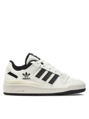 Adidas Sneakersy Forum Low Cl J IH7918 Biały. Białe buty sportowe dziewczęce Adidas, bez wzorów, ze skóry, bez zapięcia. Za 379.99 zł.