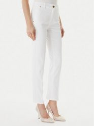 Luisa Spagnoli Jeansy Aroma 542975 Biały Straight Fit. Białe jeansy damskie Luisa Spagnoli. Za 606.99 zł.