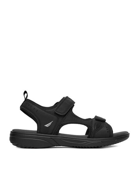 Nautica Sandały CEO-TICO-01 MBS Czarny. Czarne sandały męskie Nautica, ze skóry, bez zapięcia. Za 119.99 zł.