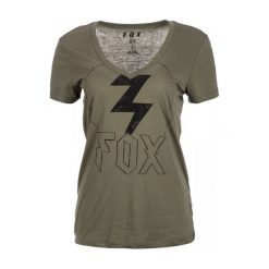 FOX T-Shirt Damski Repented S Khaki. Brązowe t-shirty damskie FOX, z nadrukiem. W wyprzedaży za 89.00 zł.