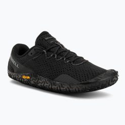 Buty damskie Merrell Vapor Glove 6. Czarne obuwie sportowe damskie Merrell, bez wzorów, do biegania. Za 489.35 zł.