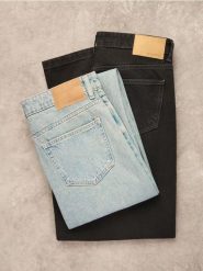 Jeansy baggy tapered - czarny. Czarne jeansy męskie Reserved. Za 159.99 zł.