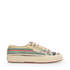 Buty sportowe damskie Superga 2750 Raffia. Brązowe obuwie sportowe damskie Superga, bez wzorów. Za 381.50 zł.