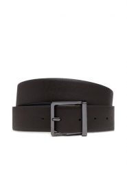 Calvin Klein Pasek Męski Sleek Square Tex 35Mm K50K512837 Brązowy. Brązowe paski damskie Calvin Klein, bez wzorów, ze skóry. Za 159.99 zł.