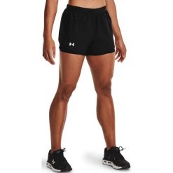 Spodenki do biegania damskie Under Armour Fly By 2.0 2N1. Czarne szorty sportowe damskie Under Armour, xs, bez wzorów, sportowe, do biegania. Za 99.99 zł.