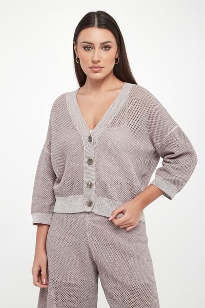 Kardigan damski lureksowy PESERICO. Kardigany damskie Peserico, bez wzorów. Za 2,979.00 zł.