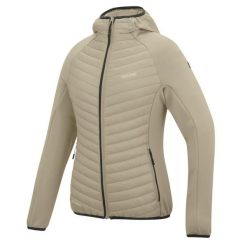 Damska Andreson Stretch Water-Resistlent Hybrid quilted Jacket. Brązowe kurtki damskie Regatta, bez wzorów, z puchu, bez kaptura. Za 288.50 zł.