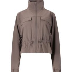 Kurtka damska Athlecia Hero V2. Brązowe kurtki damskie Athlecia, bez wzorów, bez kaptura. Za 299.00 zł.