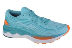 Buty do biegania damskie Mizuno Wave Skyrise 4. Białe obuwie sportowe damskie Mizuno, bez wzorów, z materiału, do biegania, mizuno wave. Za 479.99 zł.