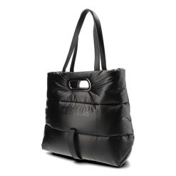 Czarna Torba Big Star Modna Pikowana Shopperka. Czarne torby na ramię damskie Big Star Accessories, z aplikacjami, ze skóry ekologicznej, eleganckie, pikowane, bez dodatków. Za 209.00 zł.