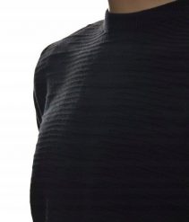 Sweter męski z kaszmiru i wełny merynosów M czarny mod.530. Czarne bluzy męskie Leccos, m, bez wzorów, z kaszmiru, bez kaptura. Za 89.99 zł.