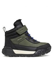 Geox Śniegowce J Trekkyup Boy B Abx J46MBE 0MEMS C0450 S Zielony ciemny. Zielone buty zimowe chłopięce Geox, bez wzorów, ze skóry, bez zapięcia. Za 359.99 zł.