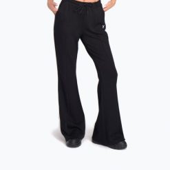 Spodnie treningowe damskie Cardio Bunny HCB-125 Flare. Czarne legginsy damskie Cardio Bunny, bez wzorów, na fitness i siłownię. Za 73.99 zł.