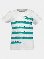 Blue Seven T-Shirt 928154 X Biały Regular Fit. Białe t-shirty dla chłopców Blue Seven, bez wzorów, z bawełny, bez ramiączek. Za 49.99 zł.