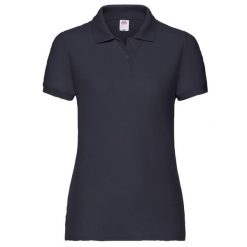 Koszulka Polo Damska. Niebieskie koszulki sportowe damskie Fruit of the Loom, xl, bez wzorów, bez kołnierzyka, bez ramiączek. Za 66.99 zł.