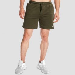 Szorty męskie fitness regular ze sznurkiem Espresso Limitless. Brązowe krótkie spodenki sportowe męskie GYMBEAM, l, bez wzorów, z bawełny, na fitness i siłownię. Za 98.90 zł.