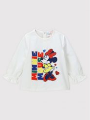 Original Marines Bluzka Myszka Minnie DCAV1432NF Biały Regular Fit. Białe bluzki dla dziewczynek Original Marines, bez wzorów, z bawełny, bez ramiączek. Za 89.99 zł.