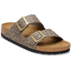 Klapki Birkenstock Arizona Syntetyczne Damskie. Żółte klapki damskie Birkenstock, bez wzorów, z materiału, bez obcasa. Za 500.60 zł.