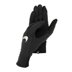 Rękawiczki do biegania męskie Nike Sphere 4.0 RG. Czarne rękawiczki męskie Nike, bez wzorów, sportowe. Za 189.99 zł.