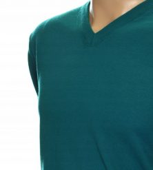 Sweter męski w szpic z kaszmiru i wełny merynosów kaszmirowy M morski 243. Zielone bluzy męskie Giovane Ricco, m, bez wzorów, z kaszmiru, bez kaptura. Za 139.99 zł.