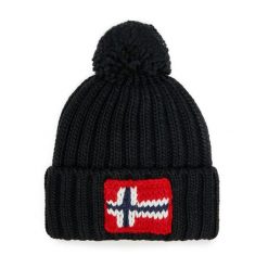 Czapka Napapijri. Czarne czapki i kapelusze męskie Napapijri, na zimę, bez wzorów. Za 219.99 zł.