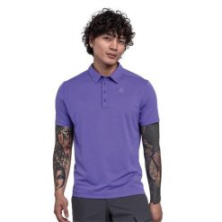 Koszulka polo męska Schöffel Circ Tauron. Fioletowe koszulki polo męskie Schöffel, m, bez wzorów, bez ramiączek. Za 269.99 zł.