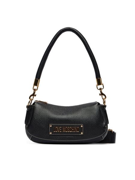 LOVE MOSCHINO Torebka JC4288PP0OK1400A Czarny. Czarne torebki do ręki damskie Love Moschino, bez wzorów, bez dodatków. Za 1,179.00 zł.